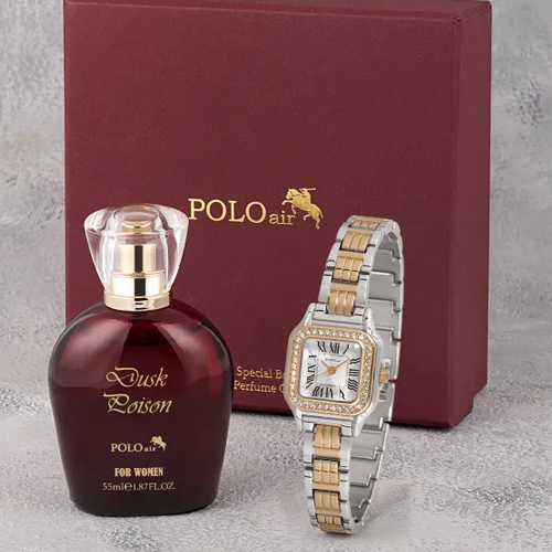 Kadın Saat + Parfüm Seti