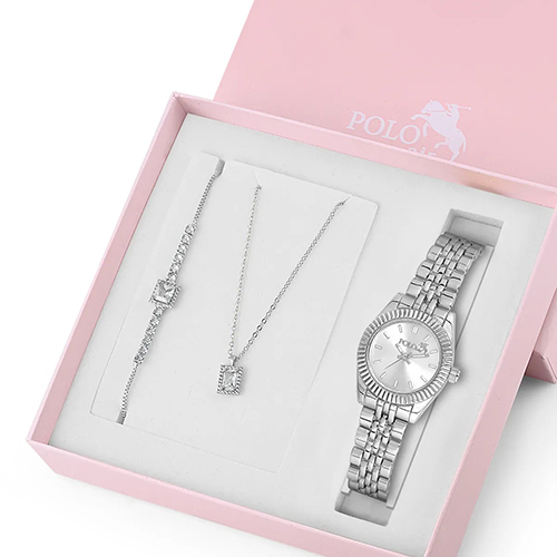 Kolye Bileklik ve Saat Seti